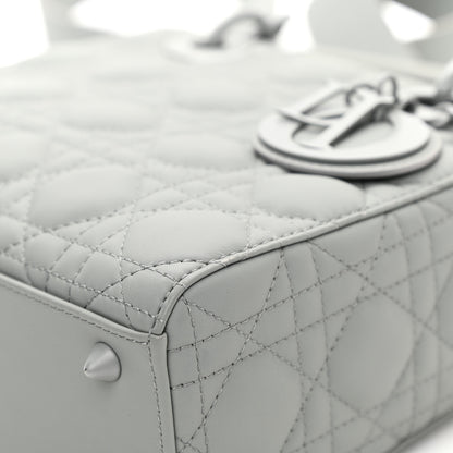 Christian Dior Ultra Matte Calfskin Cannage Small My ABCDior Lady Dior Gray 10 of 11