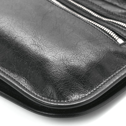 Gucci Fluffy Calfskin Morpheus Messenger Bag Black 12 of 12