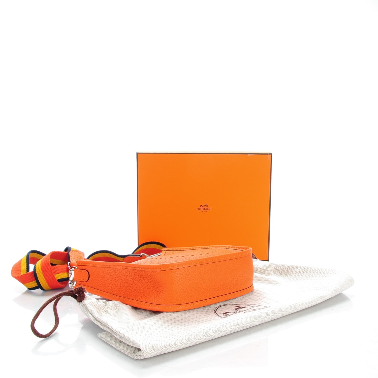 Hermes Taurillon Clemence Amazone Evelyne TPM Feu 4 of 9