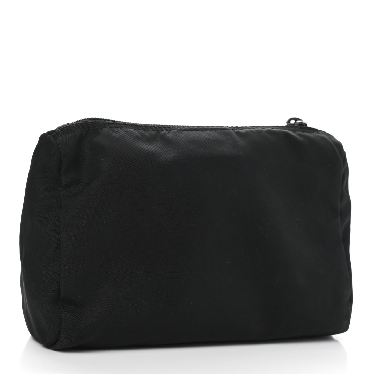 Nylon Tessuto Cosmetic Pouch Black