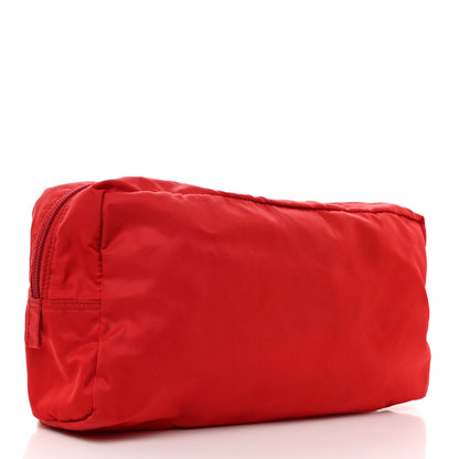 Prada Nylon Vela Cosmetic Pouch Rosso 3 of 8