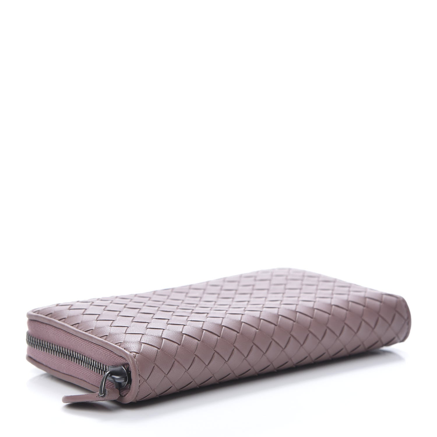 Bottega Veneta Nappa Intrecciato Zip Around Wallet Deco Rose 4 of 9