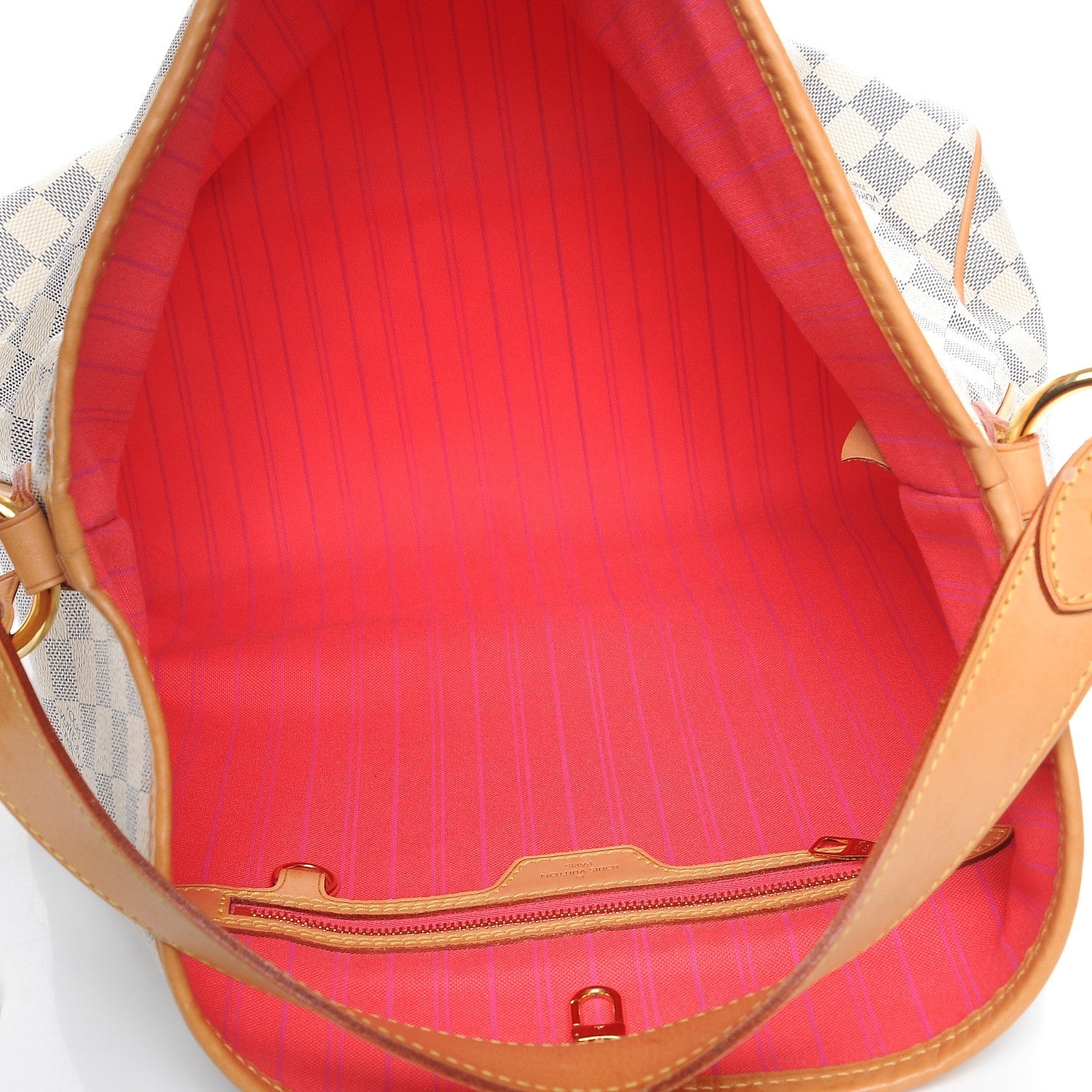 Louis Vuitton Damier Azur Delightful MM Pink 5 of 8