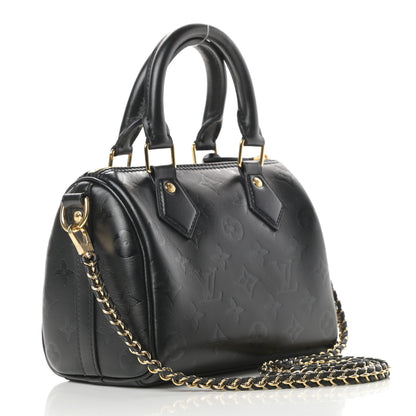 Louis Vuitton Monogram Ink Speedy BB Black 3 of 10