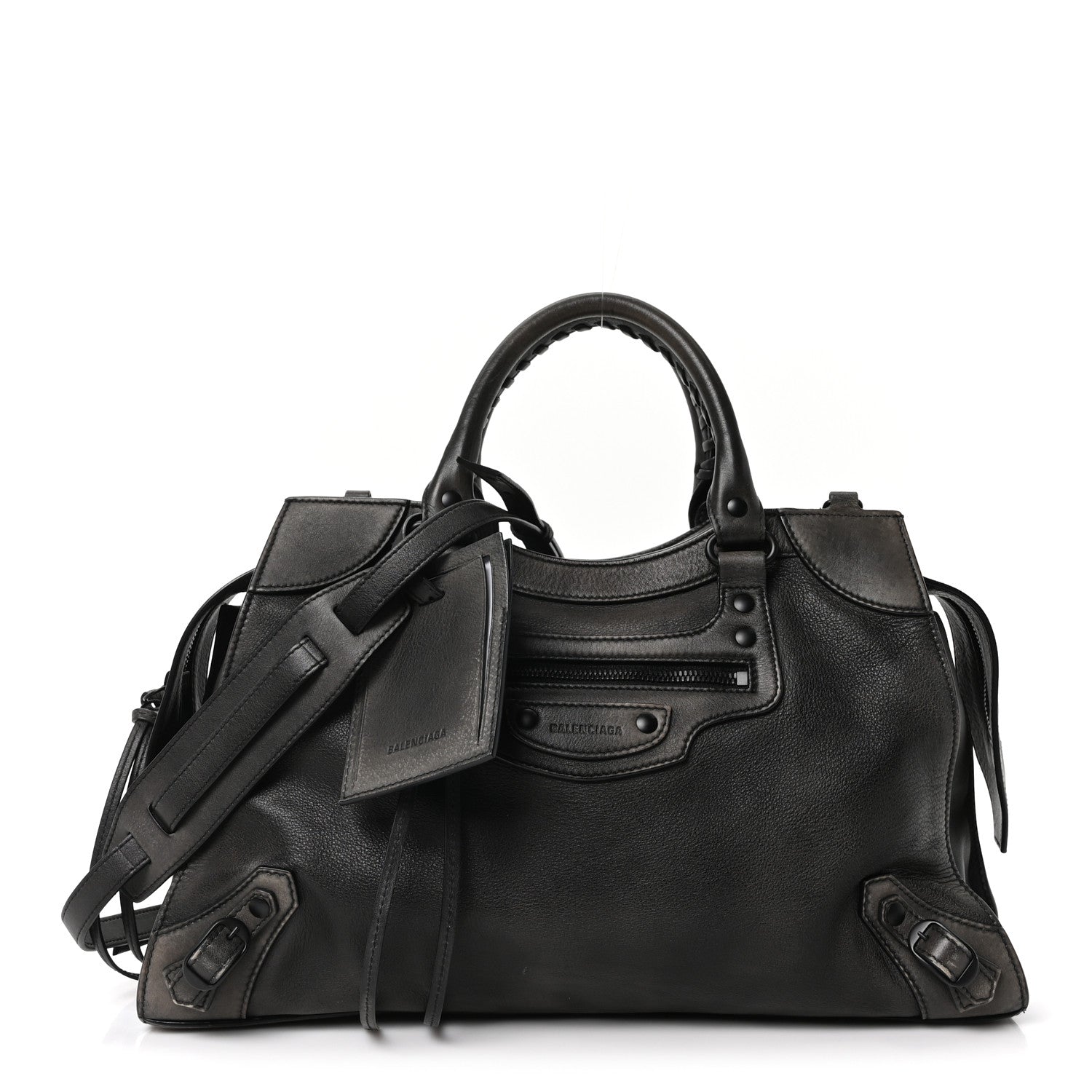 Balenciaga Used Calfskin Black Hardware Neo Classic City Black 1 of 10