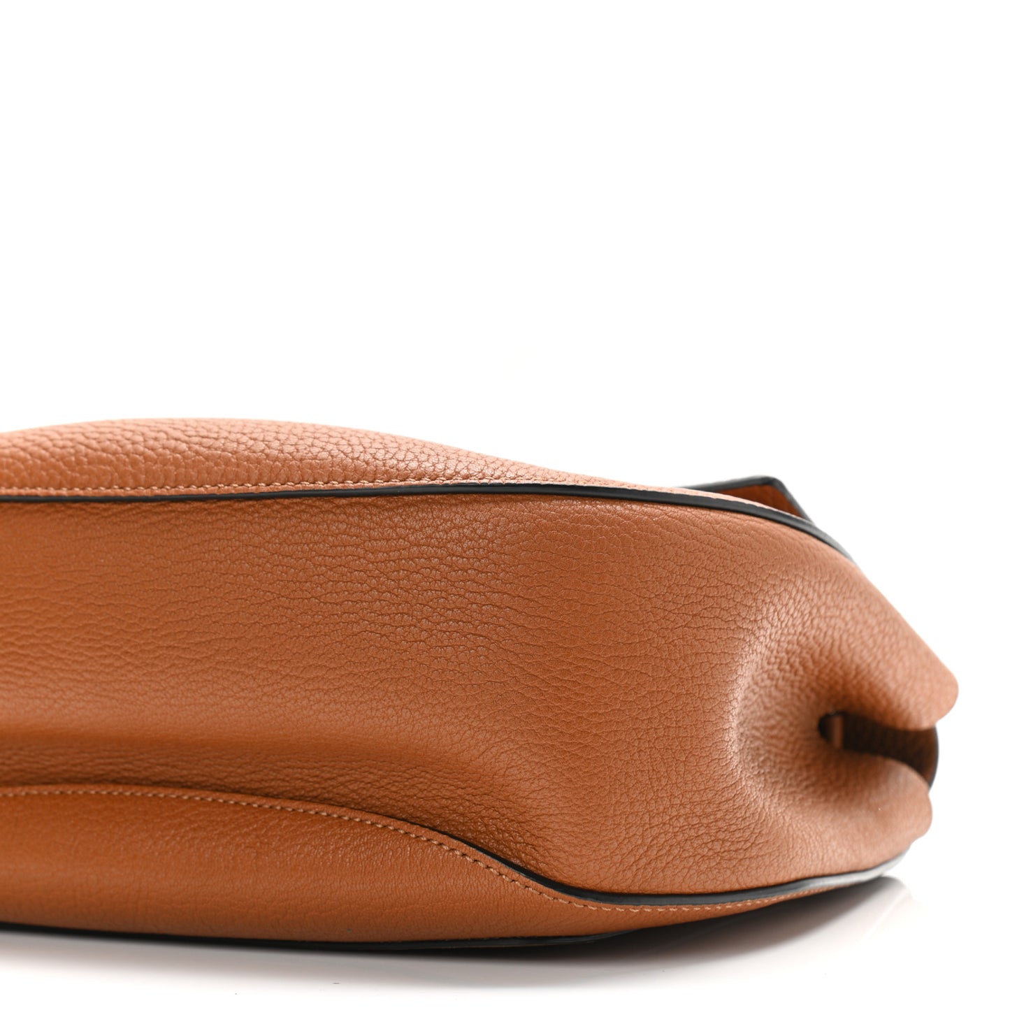 Grained Lambskin Drew Shoulder Bag Caramel