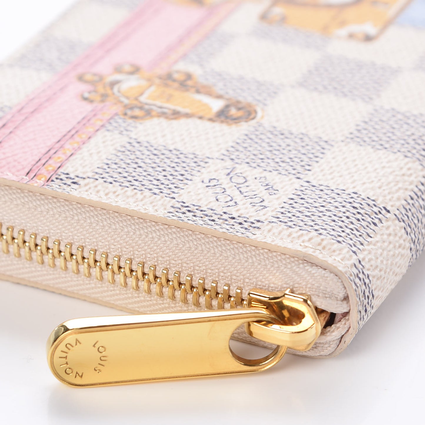 Damier Azur Summer Trunks Clemence Wallet