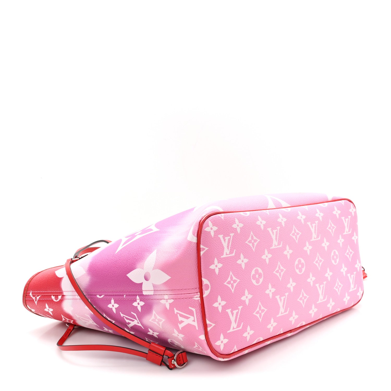 Louis Vuitton Monogram Escale Neverfull MM Rouge 4 of 12