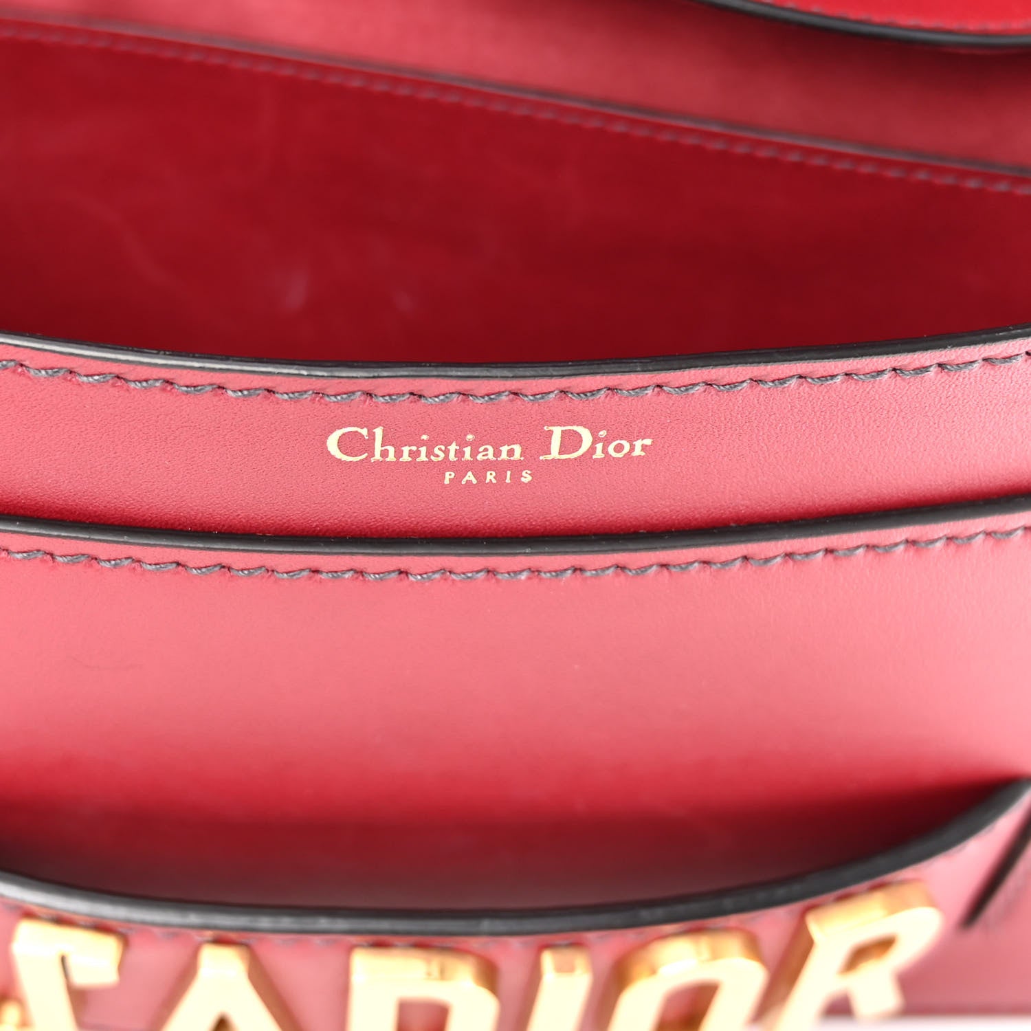 Christian Dior Calfskin J'Adior Chain Flap Bag Red 6 of 11