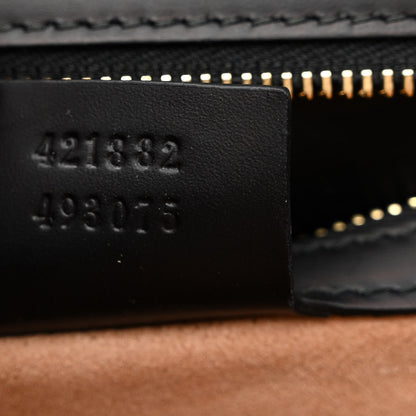 Gucci Calfskin Small Sylvie Shoulder Bag Black 7 of 10