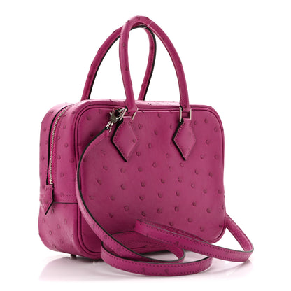 Hermes Ostrich Plume II Mini Rose Pourpre 4 of 21