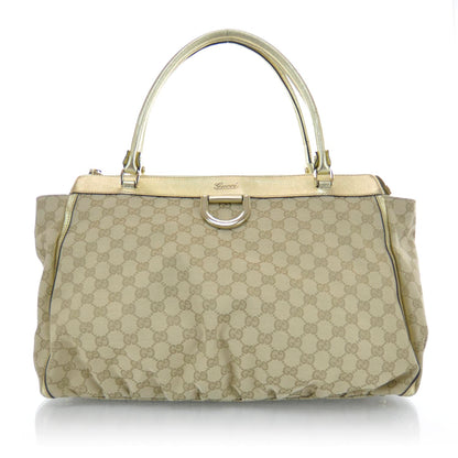 Gucci Monogram D Gold Tote Metallic Gold 1 of 11