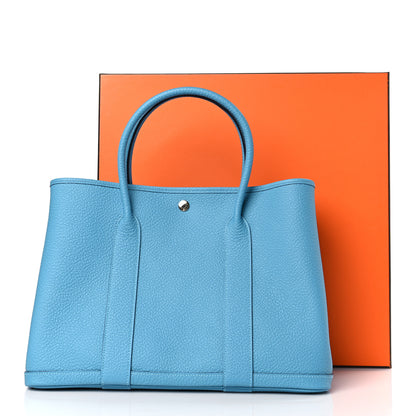Hermes Vache Country Garden Party 36 MM Bleu du Nord 10 of 10