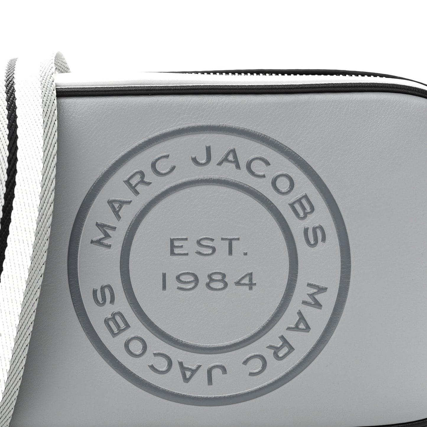 Calfskin Signet Flash Camera Bag Rock Gray