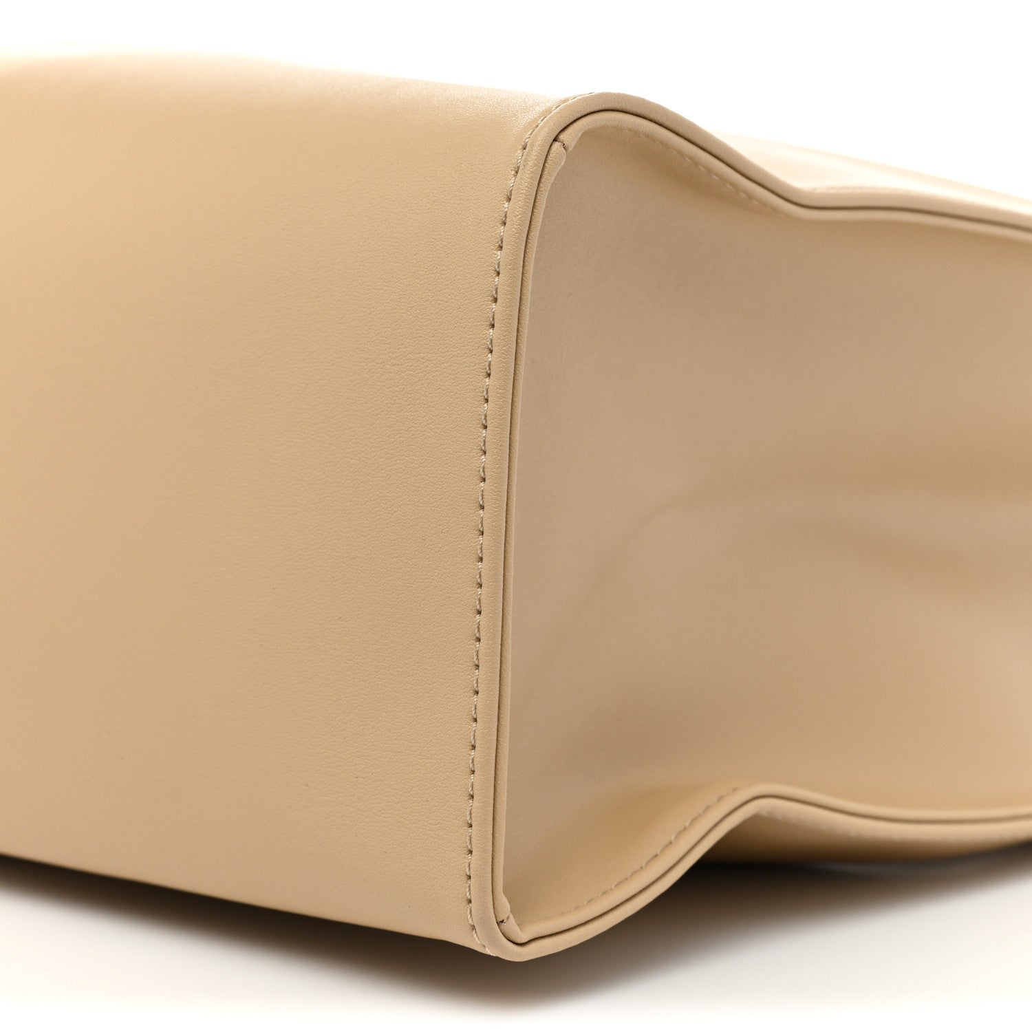 Telfar Vegan Leather Medium Shopping Bag Cream 6 of 7