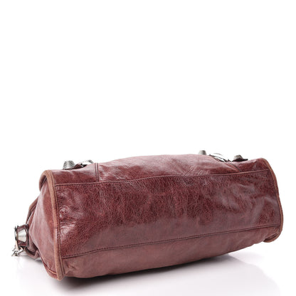 Balenciaga Agneau Giant 21 Silver Hardware City Dark Wine 4 of 20