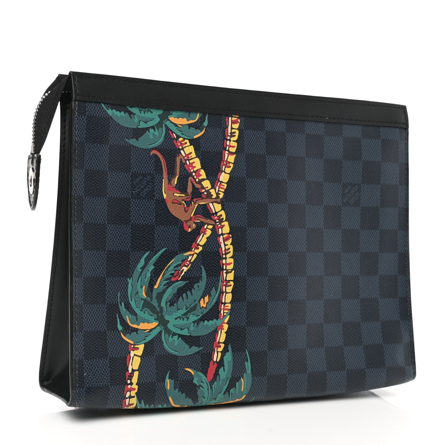 Louis Vuitton Damier Cobalt Jungle Pochette Voyage MM 4 of 7