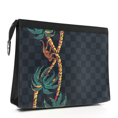 Louis Vuitton Damier Cobalt Jungle Pochette Voyage MM 4 of 7