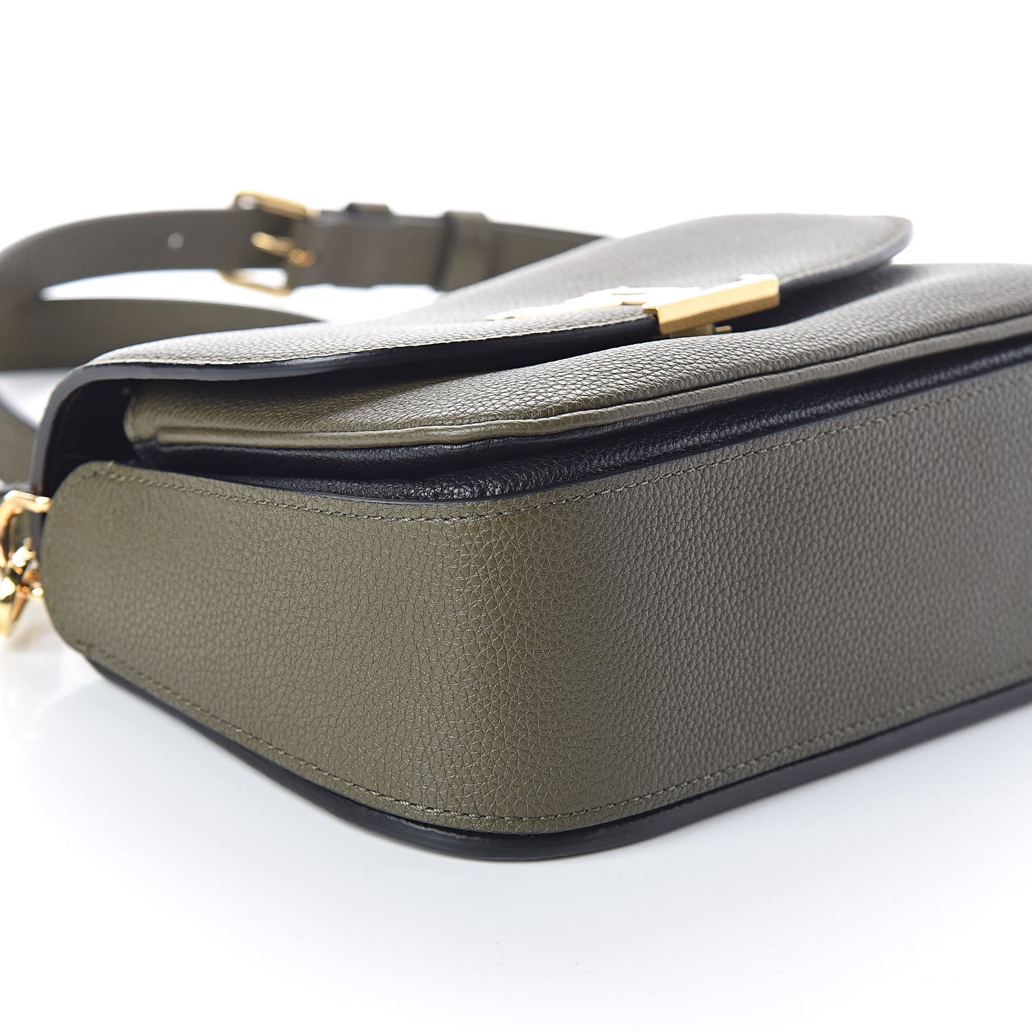 Louis Vuitton Grained Calfskin Vivienne NM Kaki 7 of 8