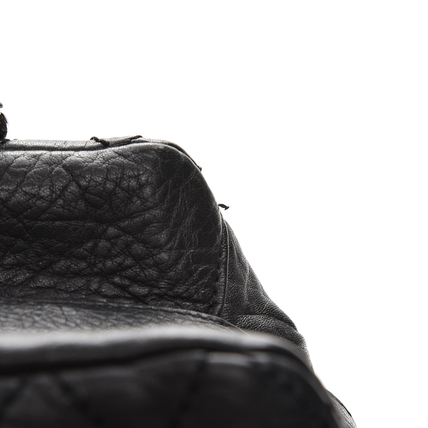 Chanel Distressed Lambskin Quilted Small Le Marais Tote Black 9 of 9