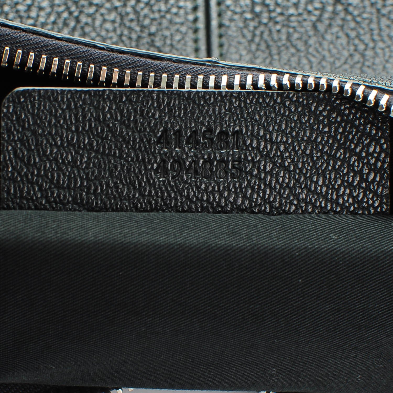 Alexander McQueen Calfskin De Manta Clutch Black 7 of 7