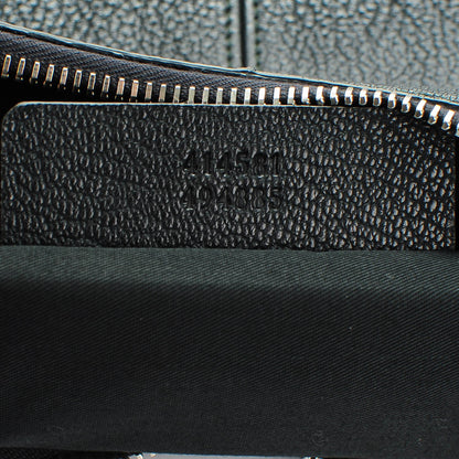 Alexander McQueen Calfskin De Manta Clutch Black 7 of 7