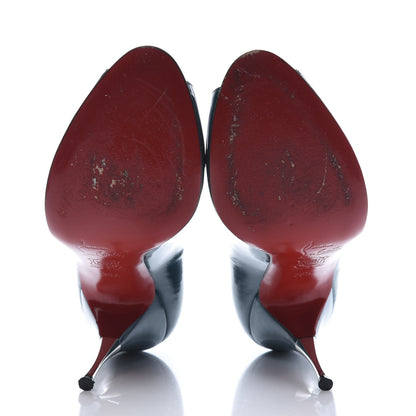 Christian Louboutin Patent Yoyospina 100 Pumps 38.5 Peacock 4 of 9