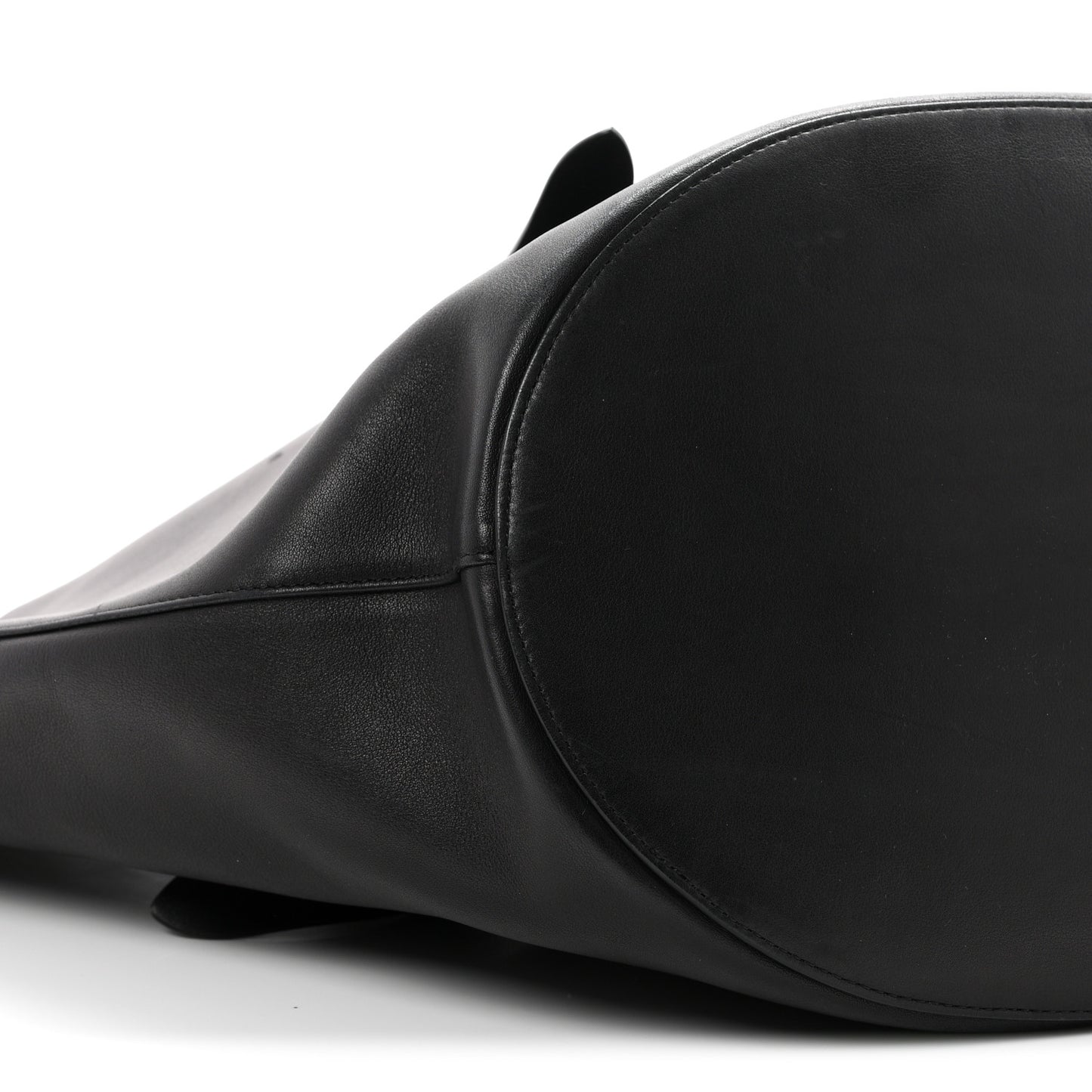 Saddle Calfskin EW Jasper Tote  Black