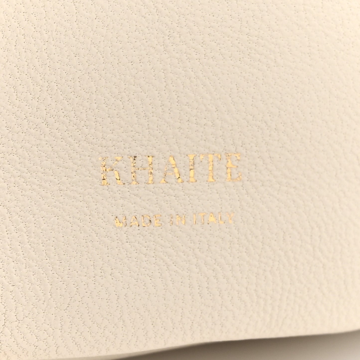 Smooth Calfskin Aria Bucket Bag Off White