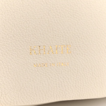 Khaite Smooth Calfskin Aria Bucket Bag Off White 6 of 9