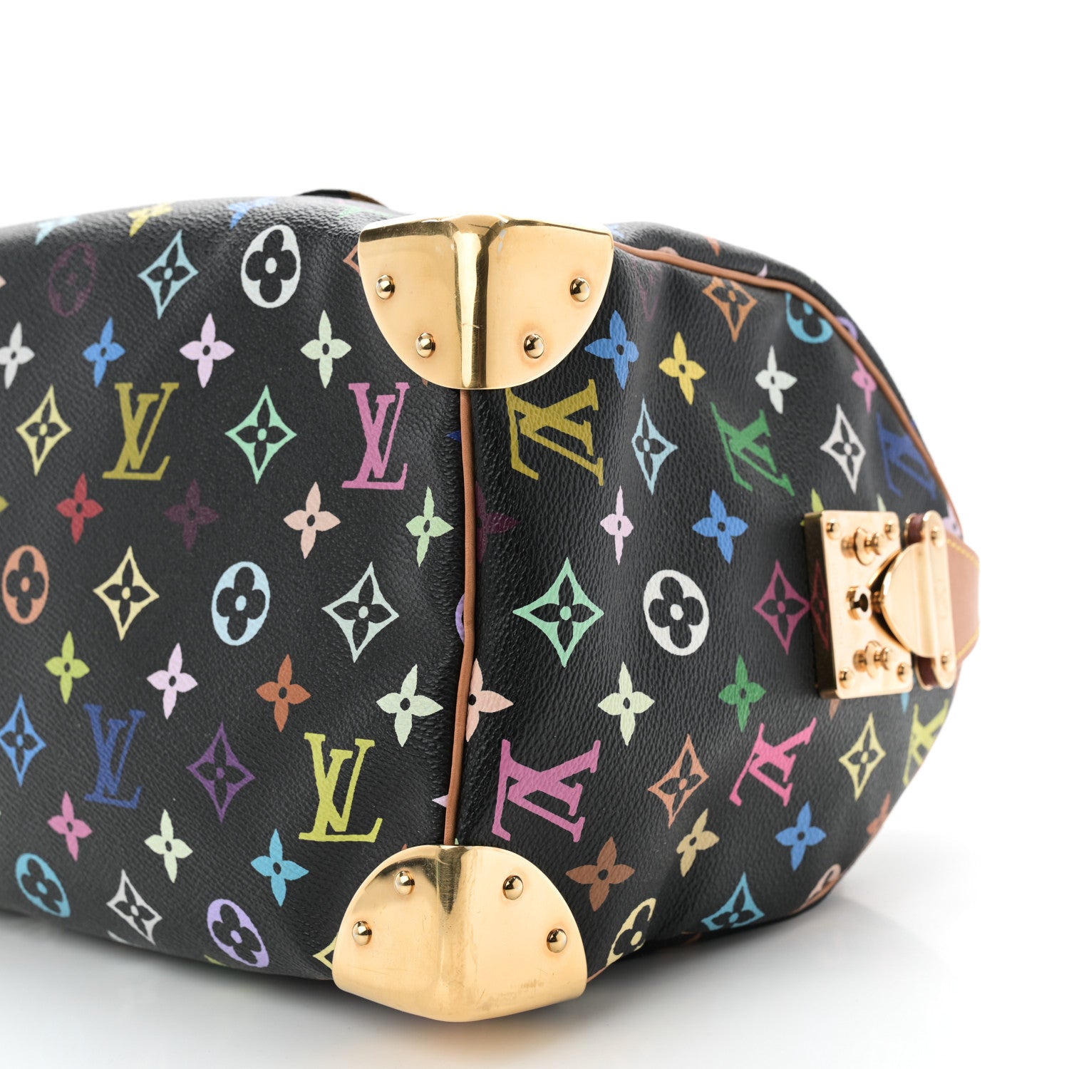 Louis Vuitton Monogram Multicolor Speedy 30 Black 9 of 10