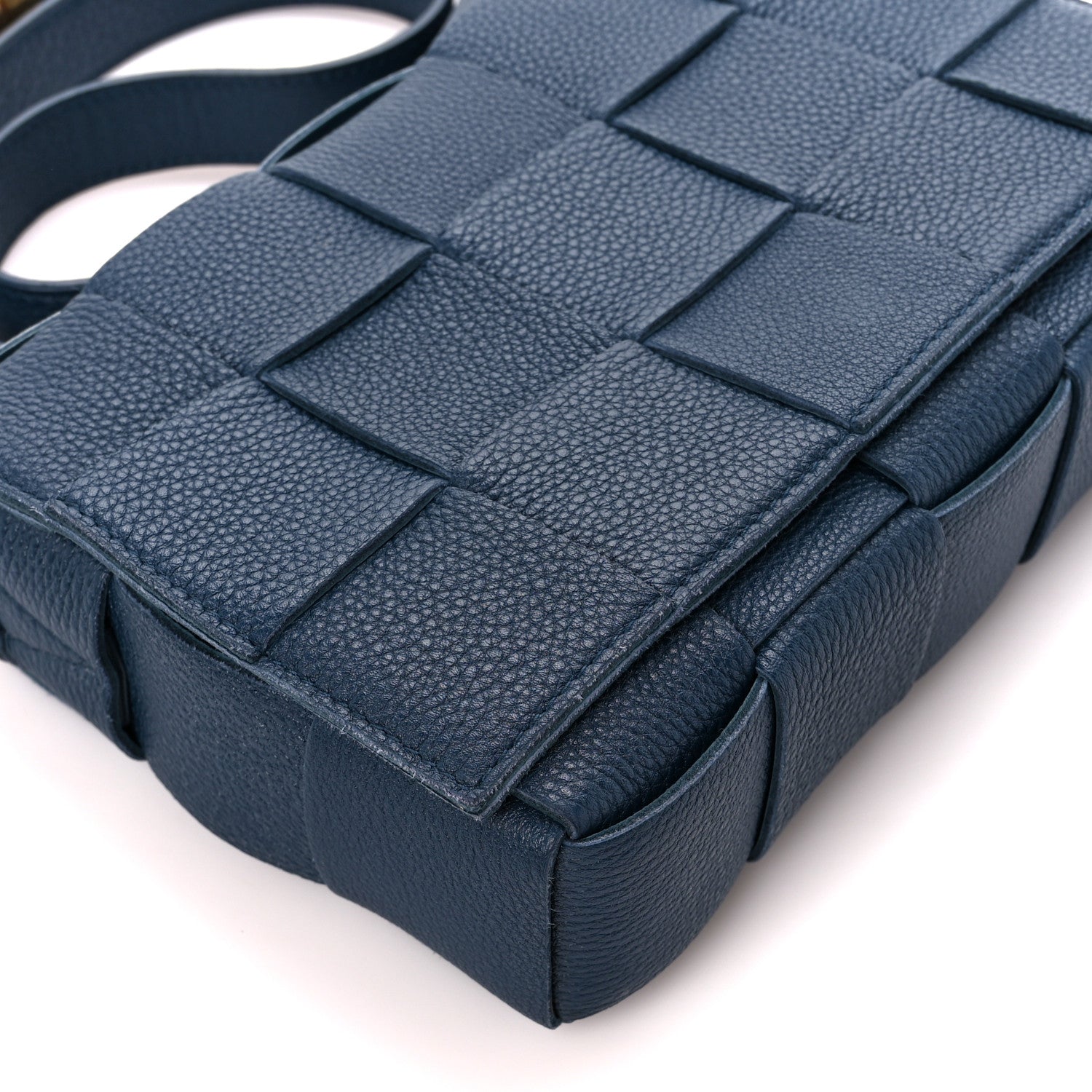 Bottega Veneta Grained Calfskin Maxi Intrecciato Cassette