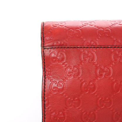 Gucci Guccissima Large Emily Chain Shoulder Bag Red 15 of 20