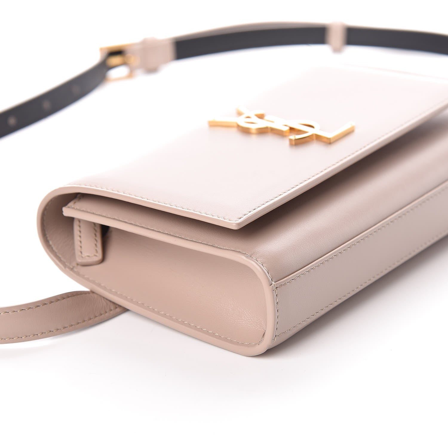 Saint Laurent Smooth Calfskin Monogram Kate Belt Bag Natural 5 of 9