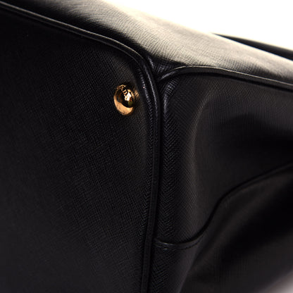 Prada Saffiano Large Galleria Double Zip Tote Black 11 of 11