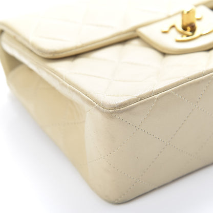 Chanel Lambskin Quilted Mini Square Flap Beige 10 of 19