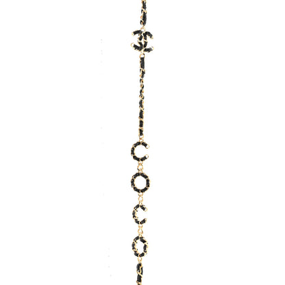 Chanel Caviar Quilted Miss Coco Card Holder On Chain Black 9 of 10