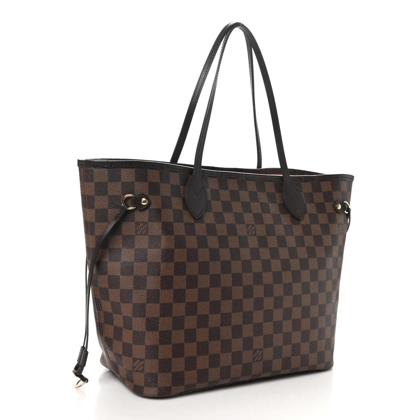 Damier Ebene Neo Neverfull MM Rose Ballerine