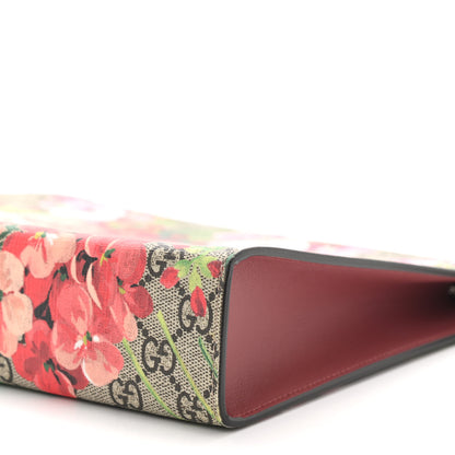 Gucci GG Supreme Monogram Blooms Large Cosmetic Case Beige Multicolor Dry Rose 9 of 9