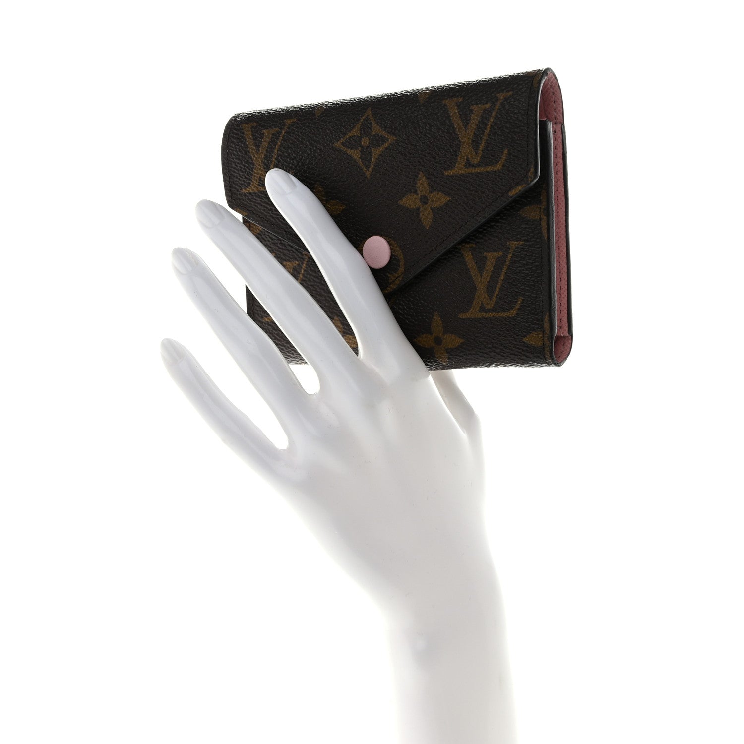 Louis Vuitton Monogram Victorine Wallet Rose Ballerine 2 of 8