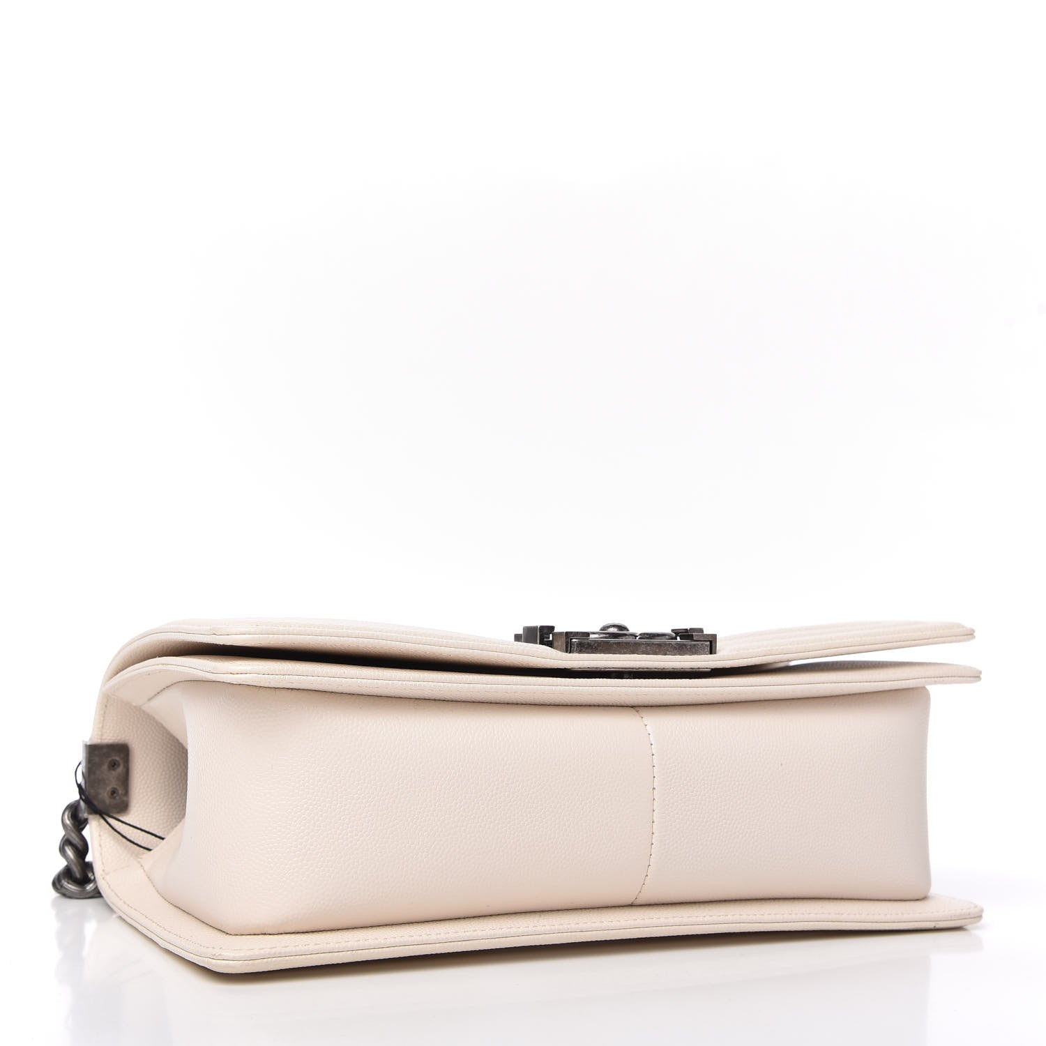 Chanel Caviar Quilted Medium Boy Flap Ivory 4 of 10