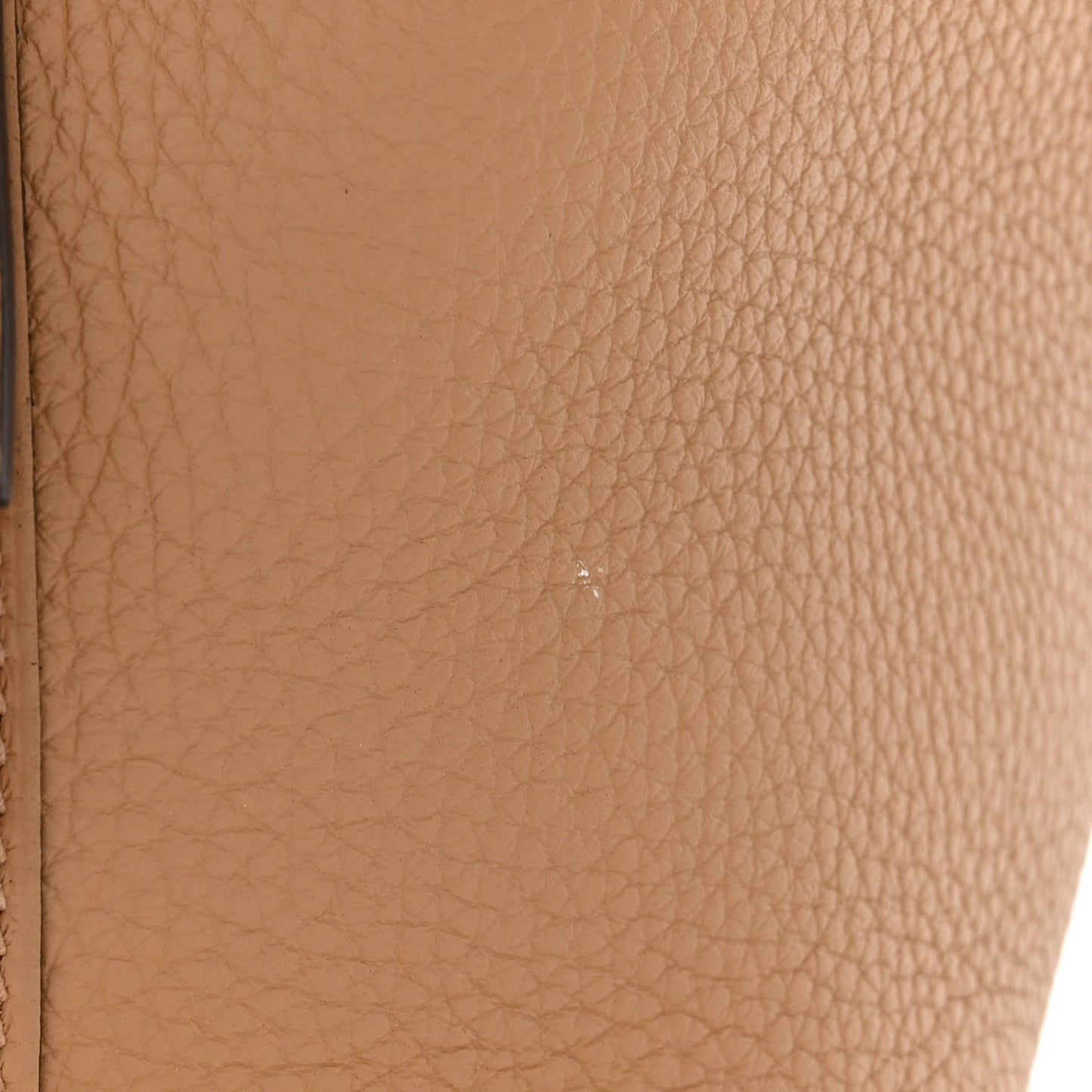 Taurillon Clemence Matte Alligator Picotin Lock Touch 18 PM Chai