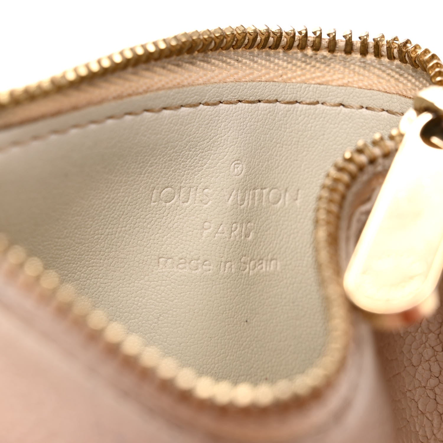 Louis Vuitton Suhali Key Pouch White 6 of 10