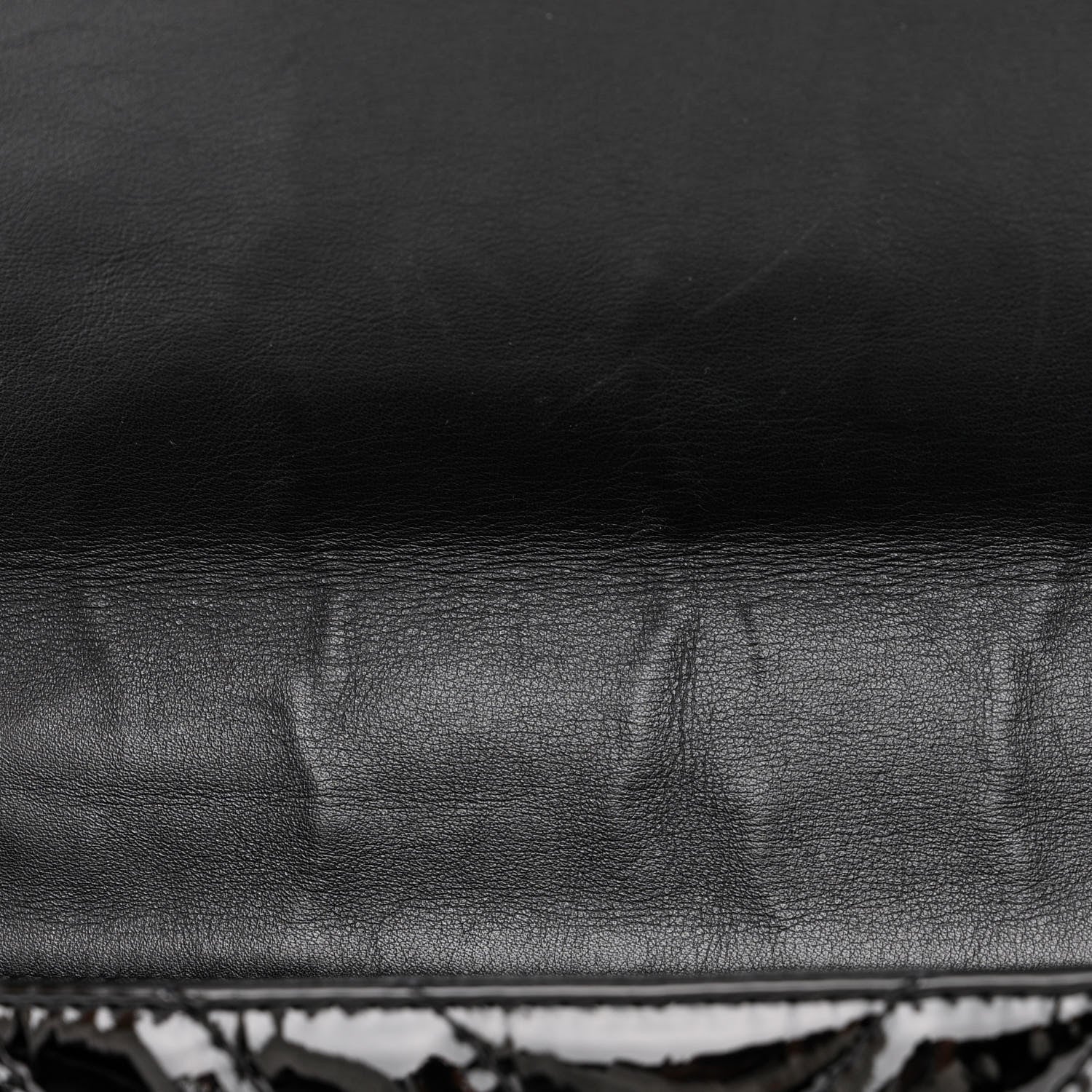 Chanel Patent Chevron Quilted Maxi Single Flap Black 8 of 13