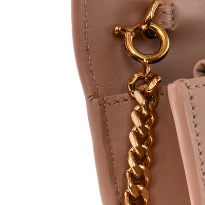 Saint Laurent Smooth Calfskin Classic Monogram Kate Tassel Chain Wallet Pale Pink 11 of 11