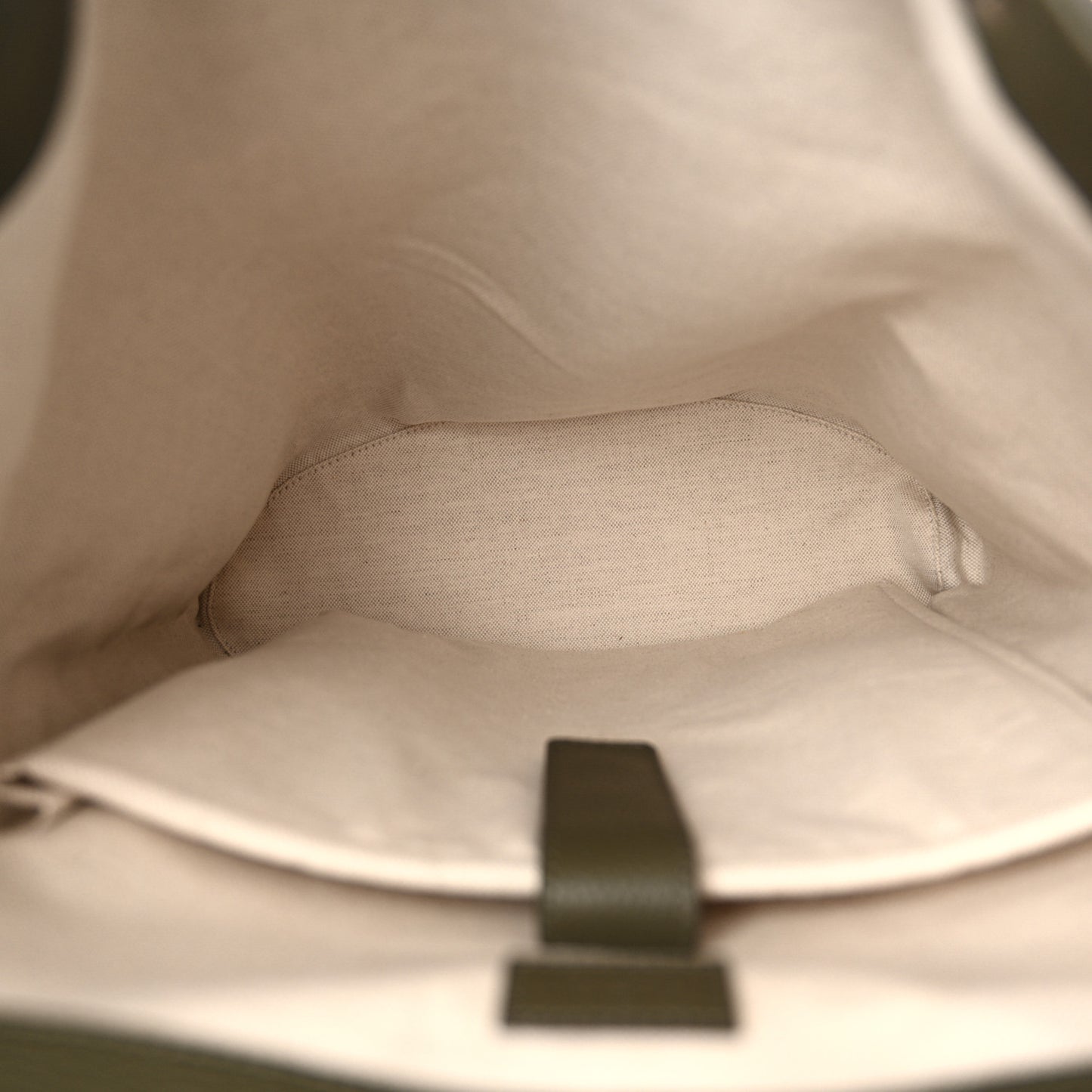 Piuma Calfskin Jumbo GG Embossed Double Buckle Backpack Dark Vintage Olive