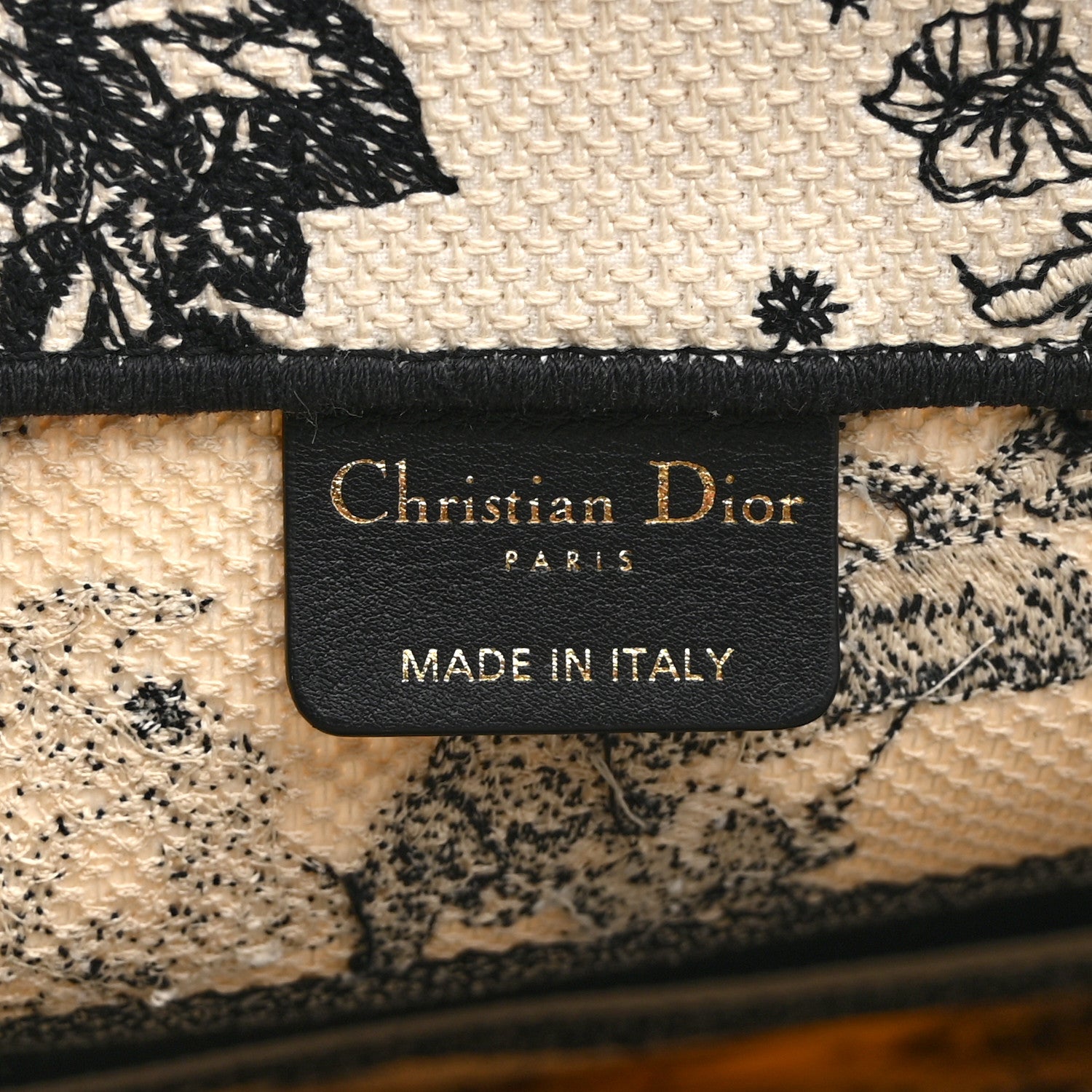 Christian Dior Canvas Zodiac Toile De Jouy Embroidered Medium Book Tote Latte 6 of 10