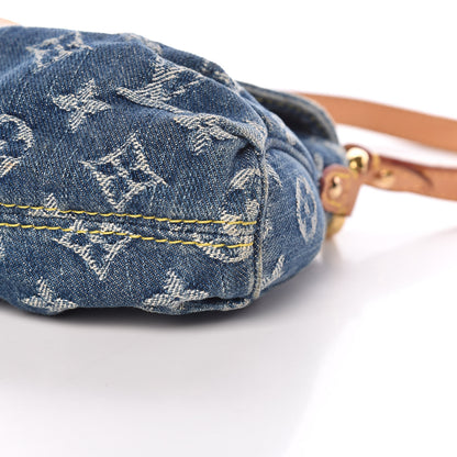 Louis Vuitton Monogram Denim Mini Pleaty Blue 10 of 10