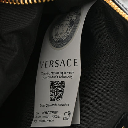Versace Nappa Quilted Medusa Round Camera Bag Black 7 of 11