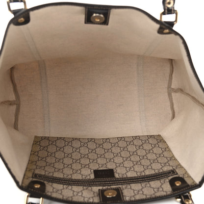 Gucci GG Plus Monogram Tattoo Heart Medium Joy Tote Dark Brown 4 of 14
